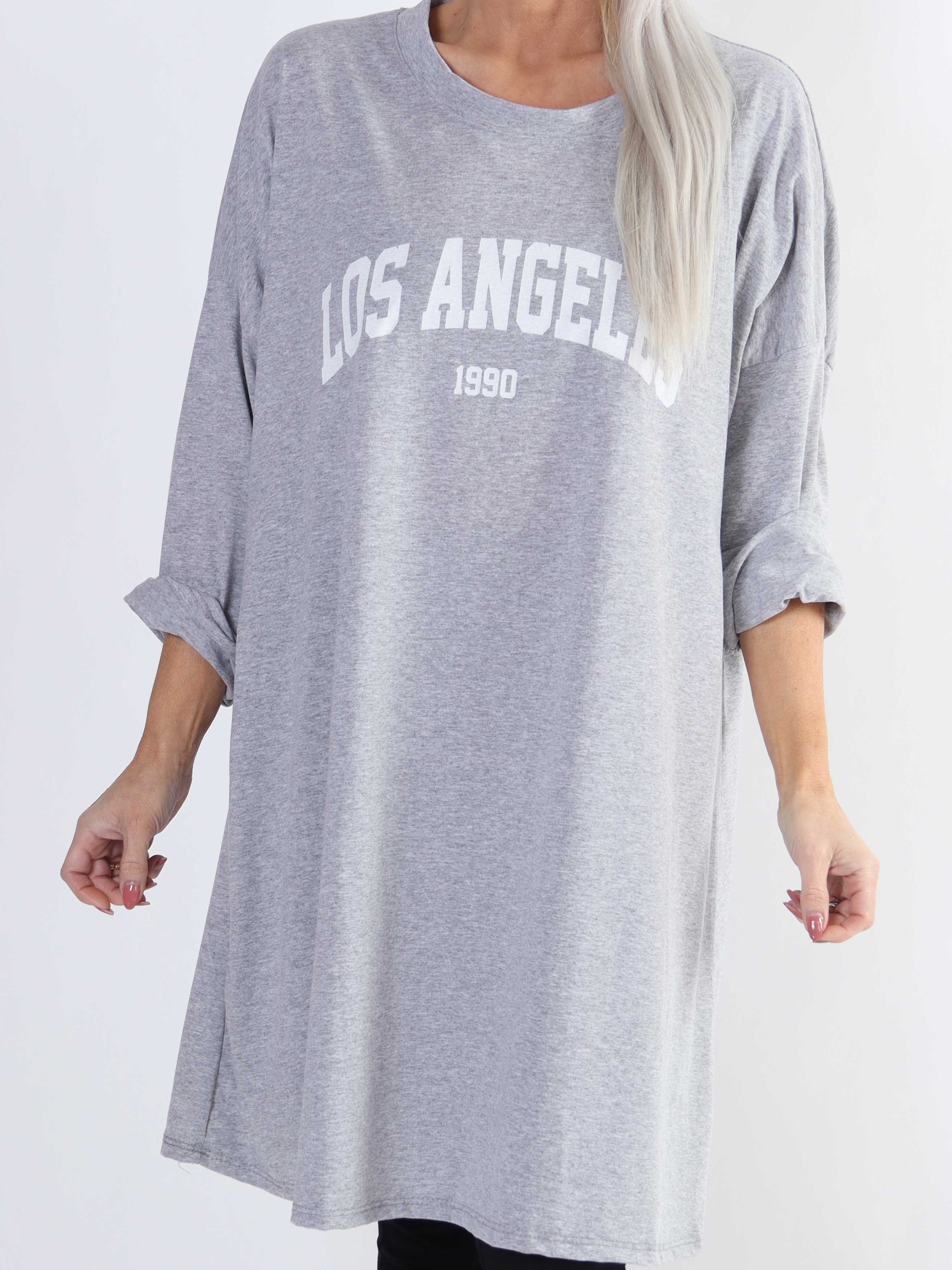 Haniya - Joggingklänning i viskos med Los Angeles-statyett